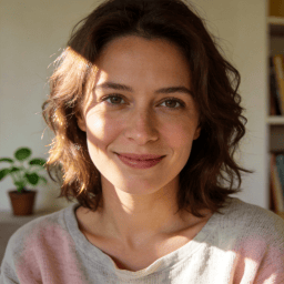 Portrait of Emilia Munro, mother capturing family moments