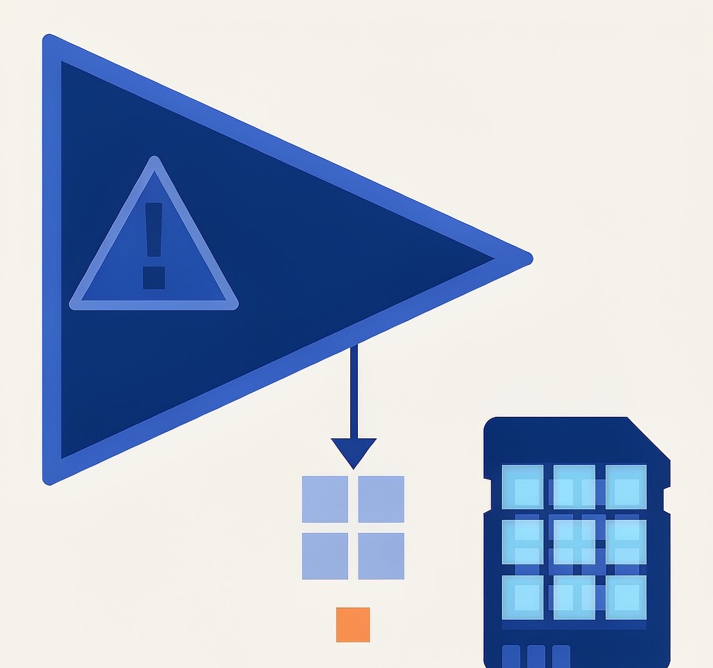 A card error message translated into what it actually means for the data on the card