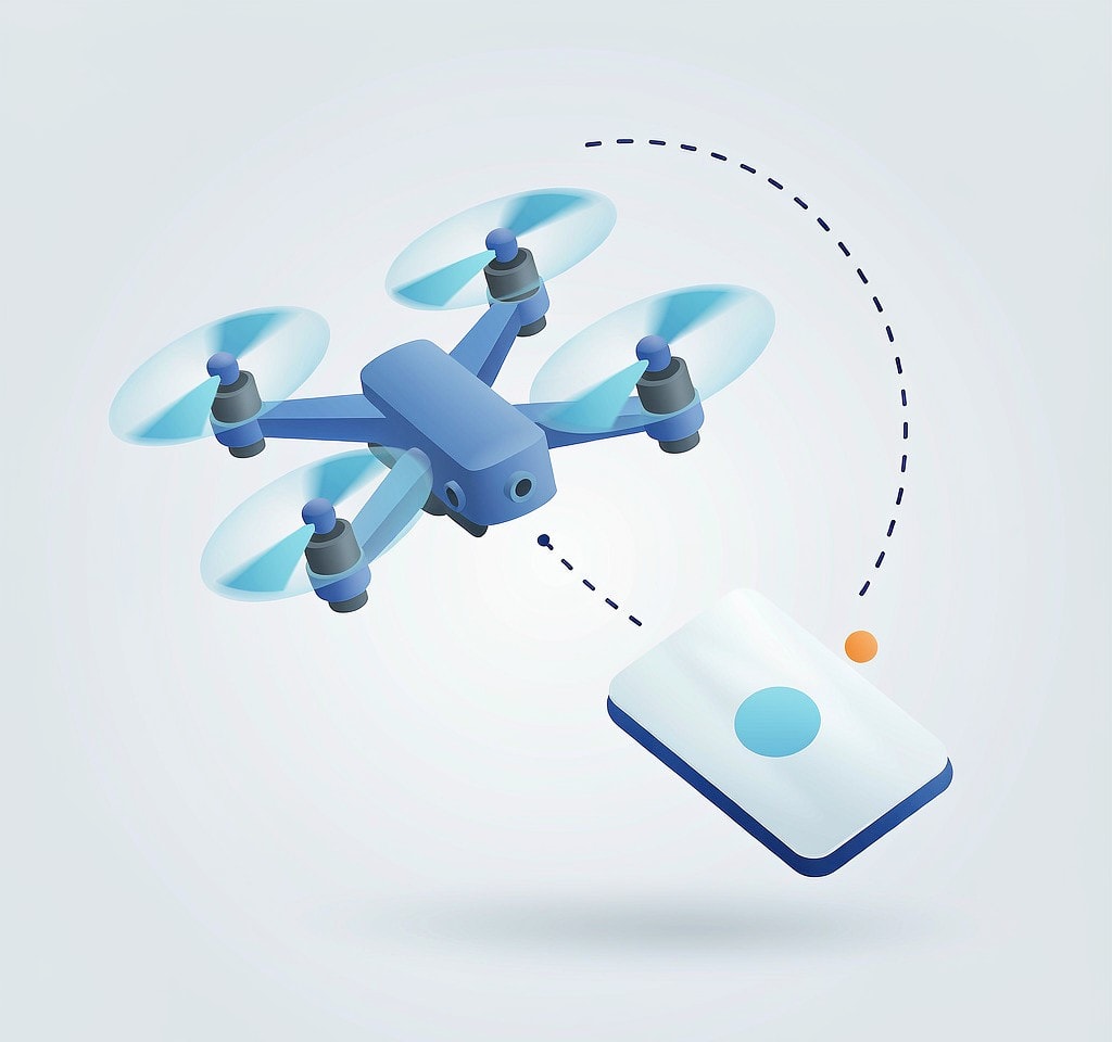 A crash knocking a drone memory card loose mid-recording