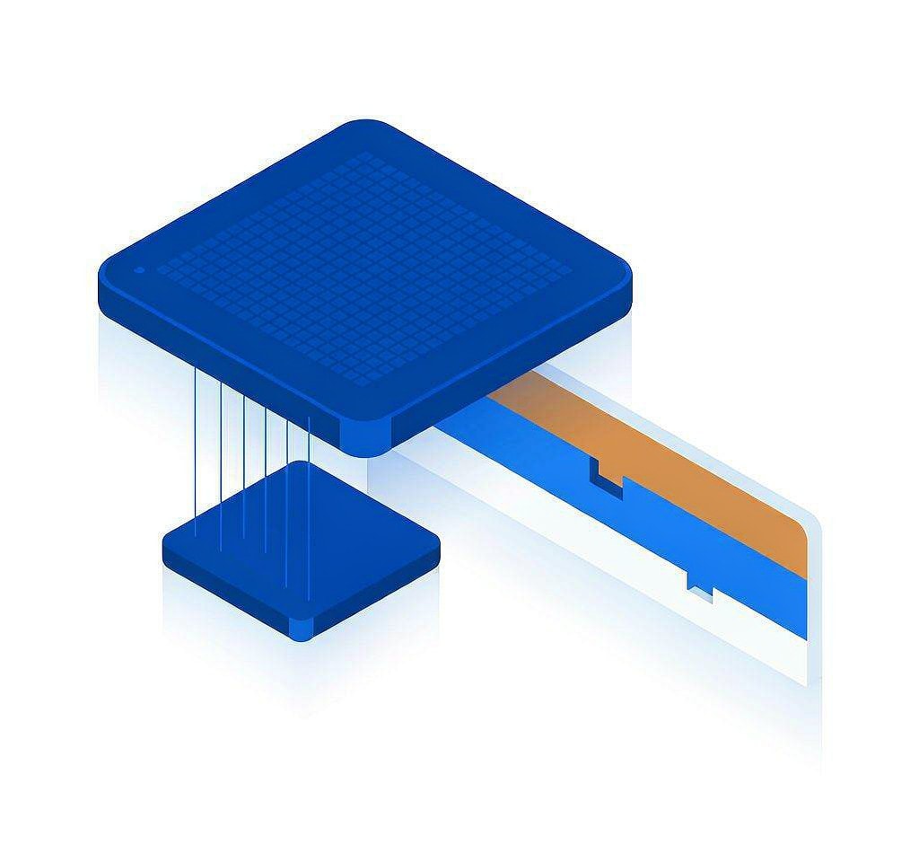 Embedded eMMC or UFS storage sitting behind the main processor