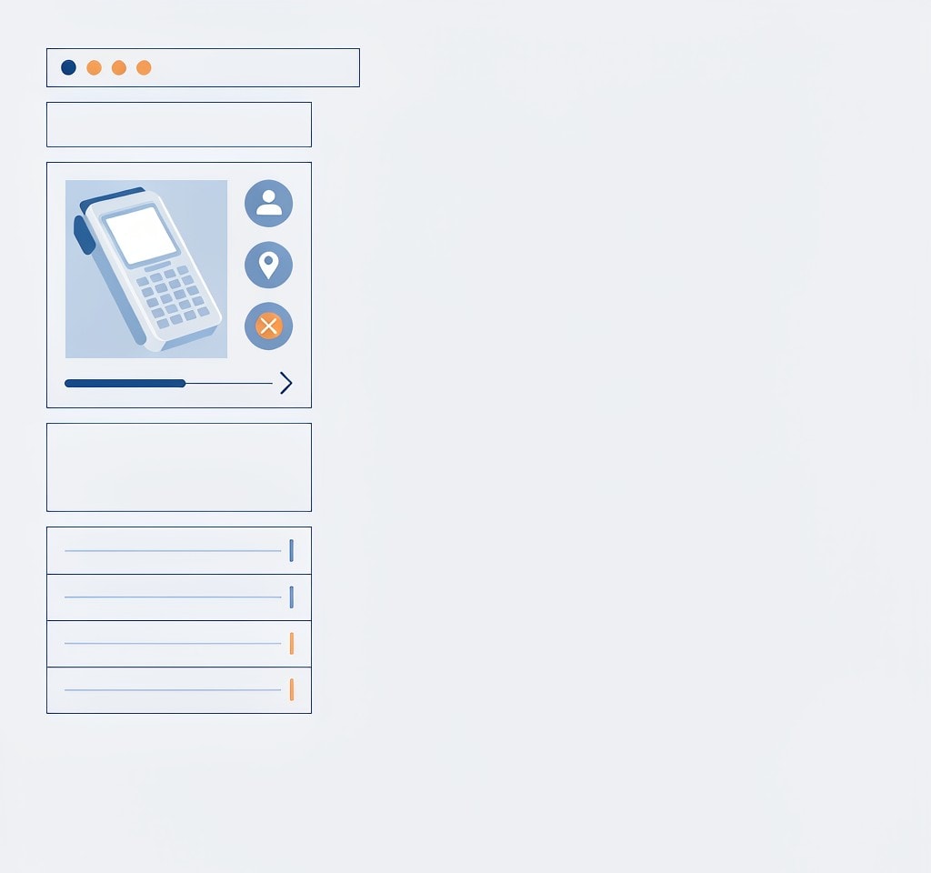 A no-frills scanning tool shown step by step across a plain interface