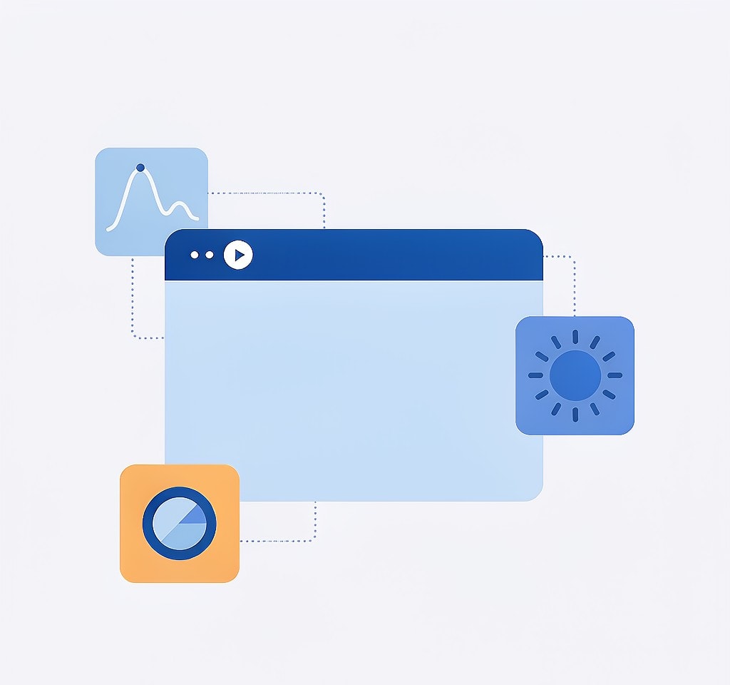 The metadata a log clip carries beyond the pixels themselves