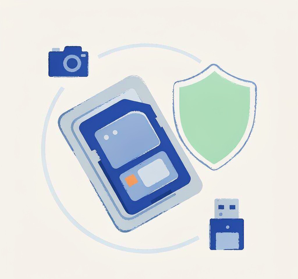 A card handled carefully so future recoveries come back intact