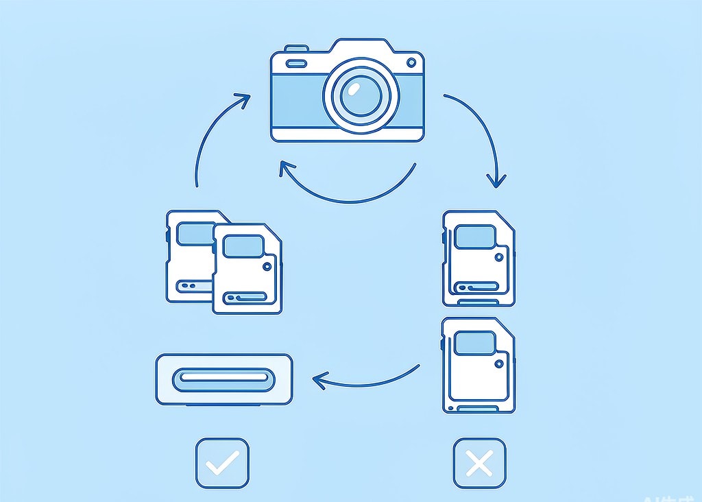 The two-swap cross test that separates a failing camera from a failing card