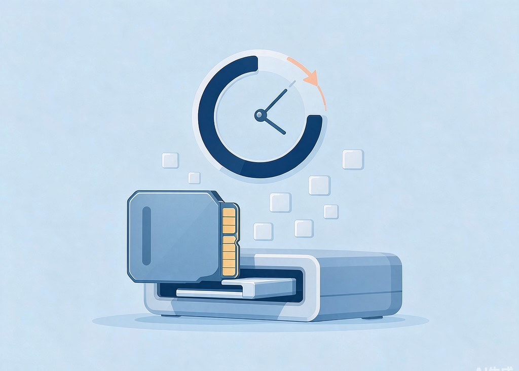 The write-to-eject window when a memory card is pulled too early