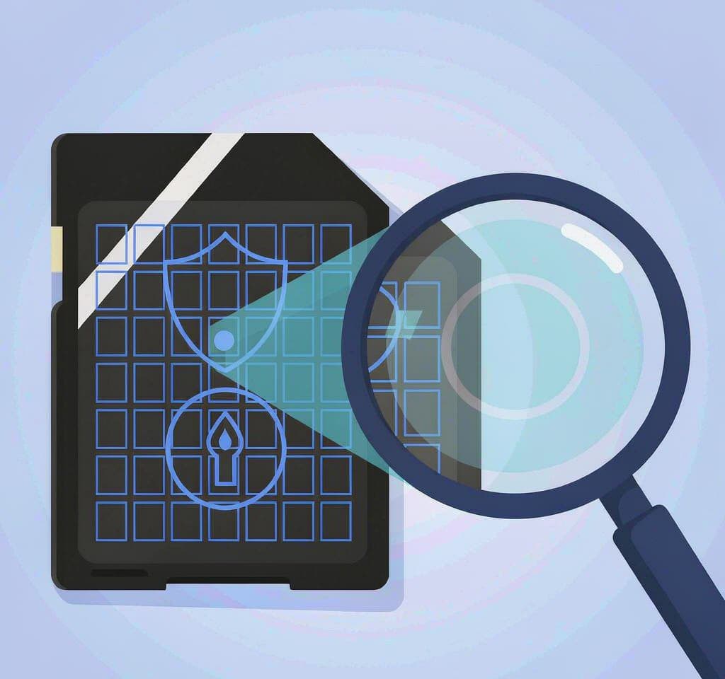 How encryption blocks recovery tools on journalist camera cards