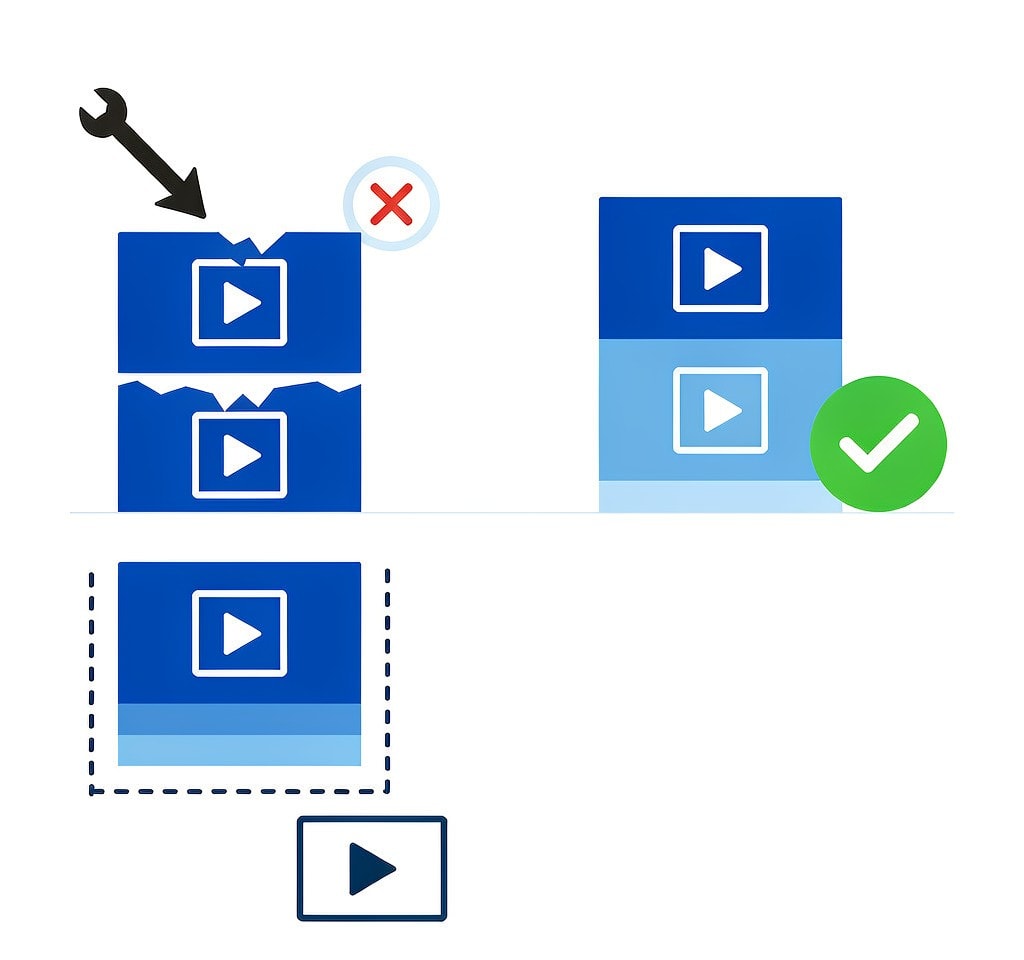 Carving an AVCHD file is not the same as recovering a playable clip