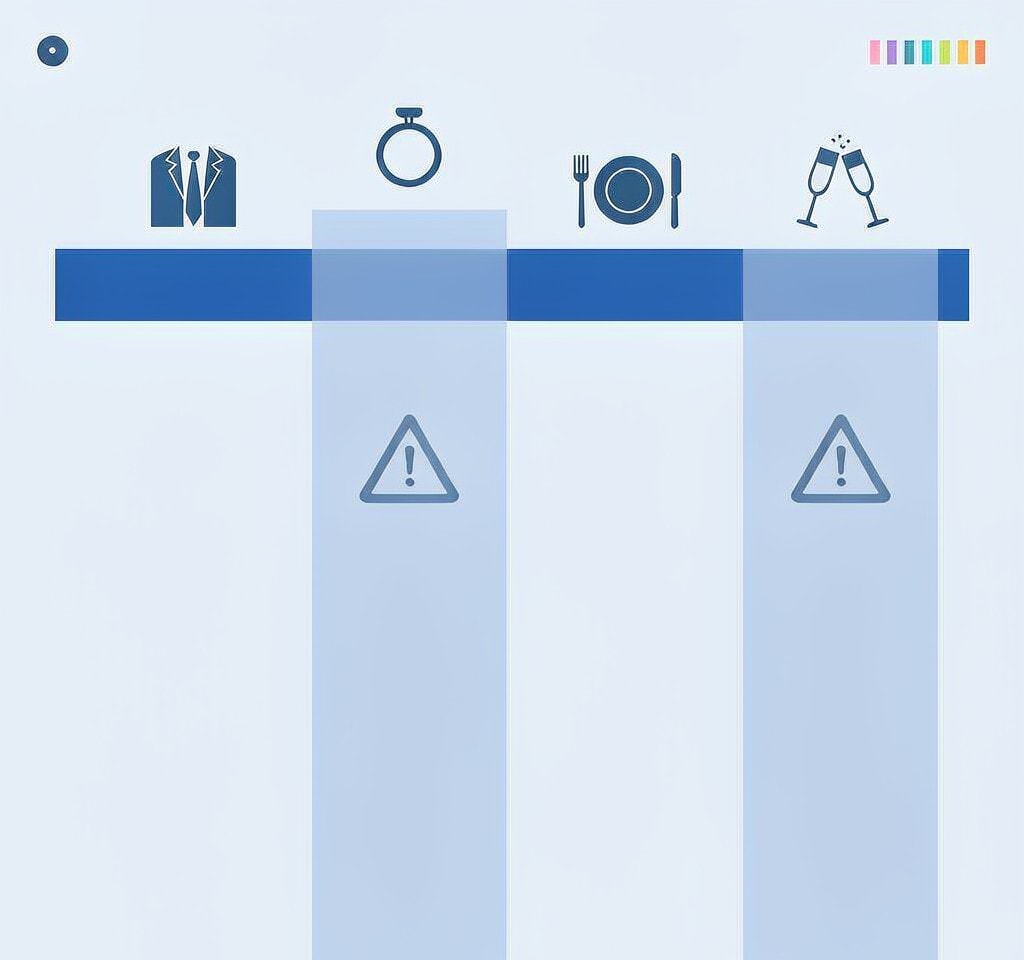 The two high-risk windows on a wedding day when cards are most likely to fail