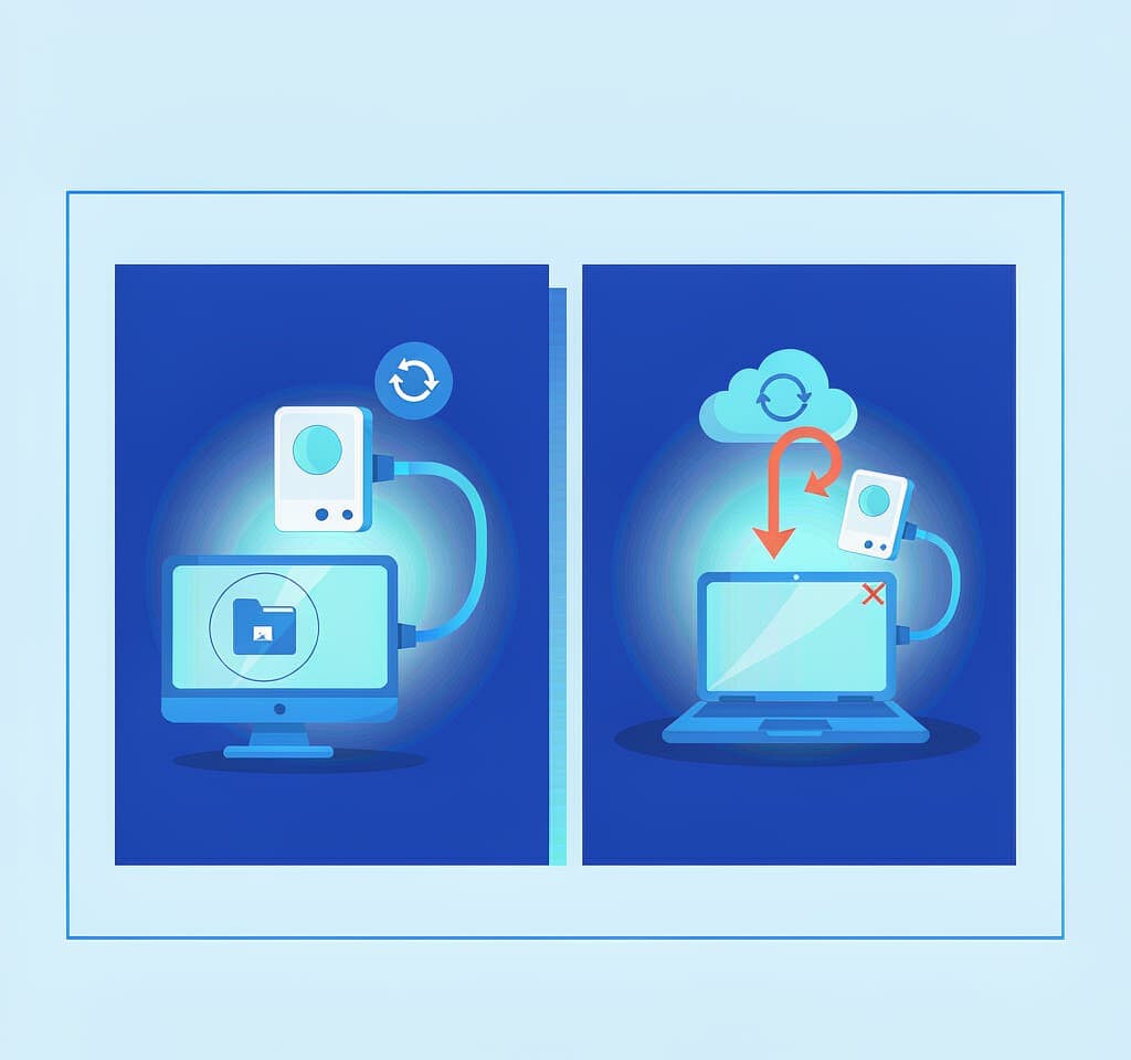 A cloud sync mirroring a deletion instead of protecting the original photo