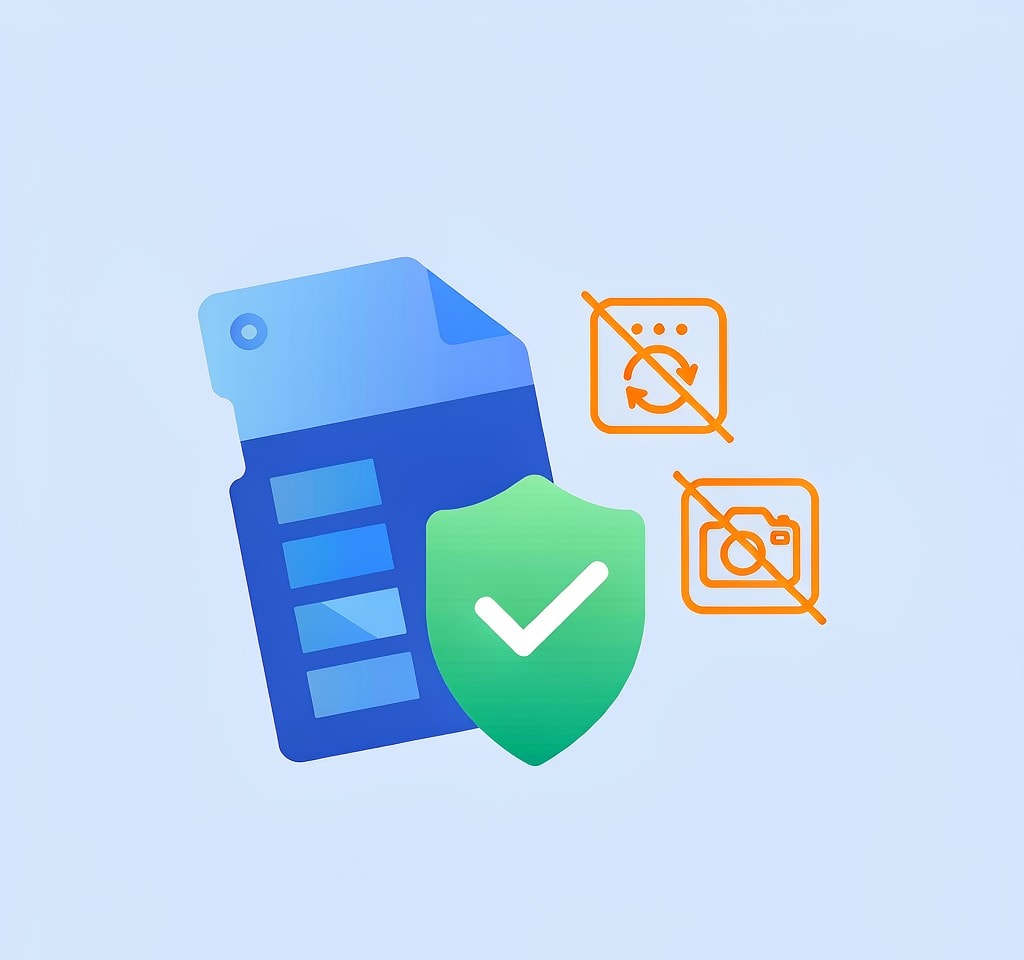 A controller-issued write-protect state locking the volume to protect the remaining data