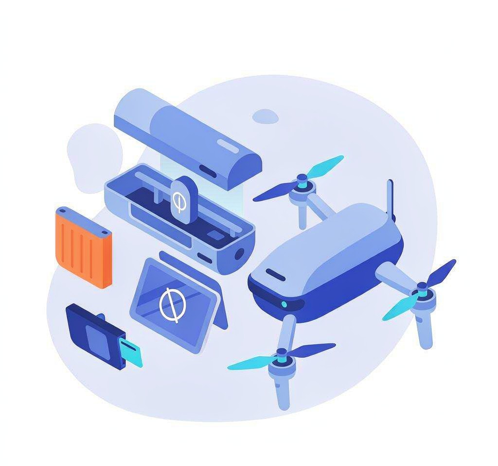 Internal storage still bound to the account of a drone's previous owner